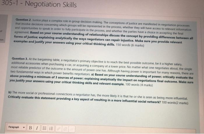 Fast guys , Negotiation skills 305-1 -