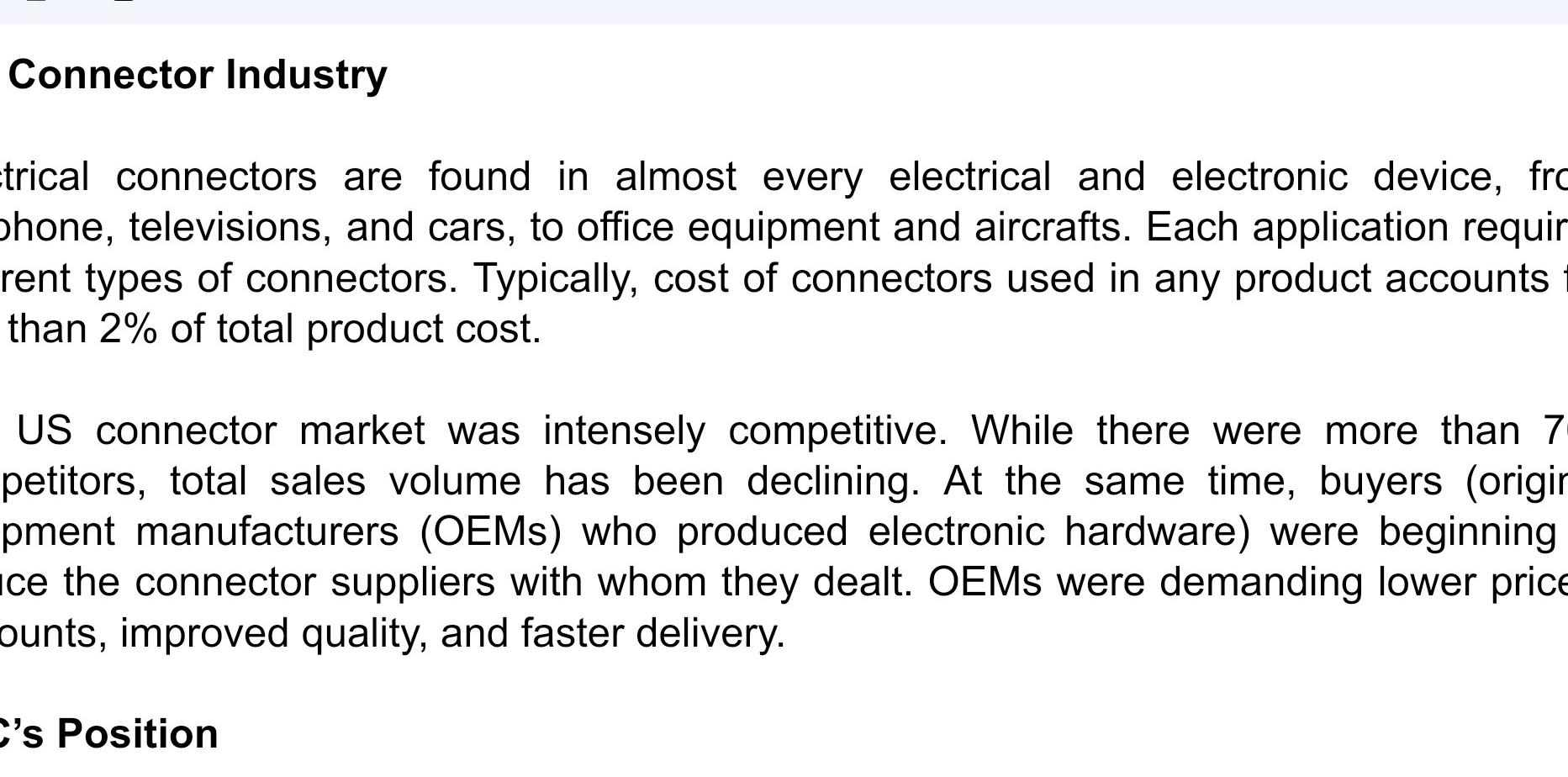ACC v/s DJC1* Connector Company (ACC) and DJC