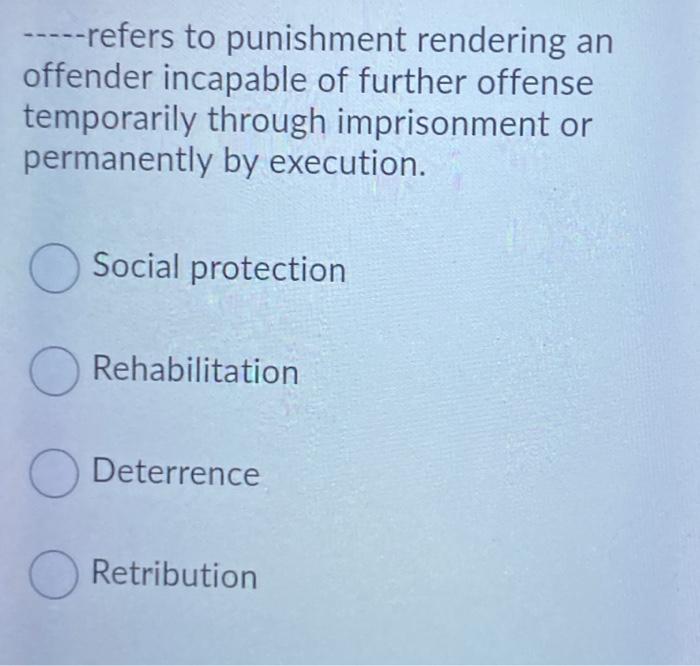 Question 75 (1 point) Less than ---% offenders