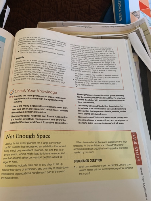 as the event planner for a largo convention A