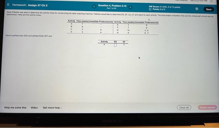please help ! help please ! Homework: Assign #7