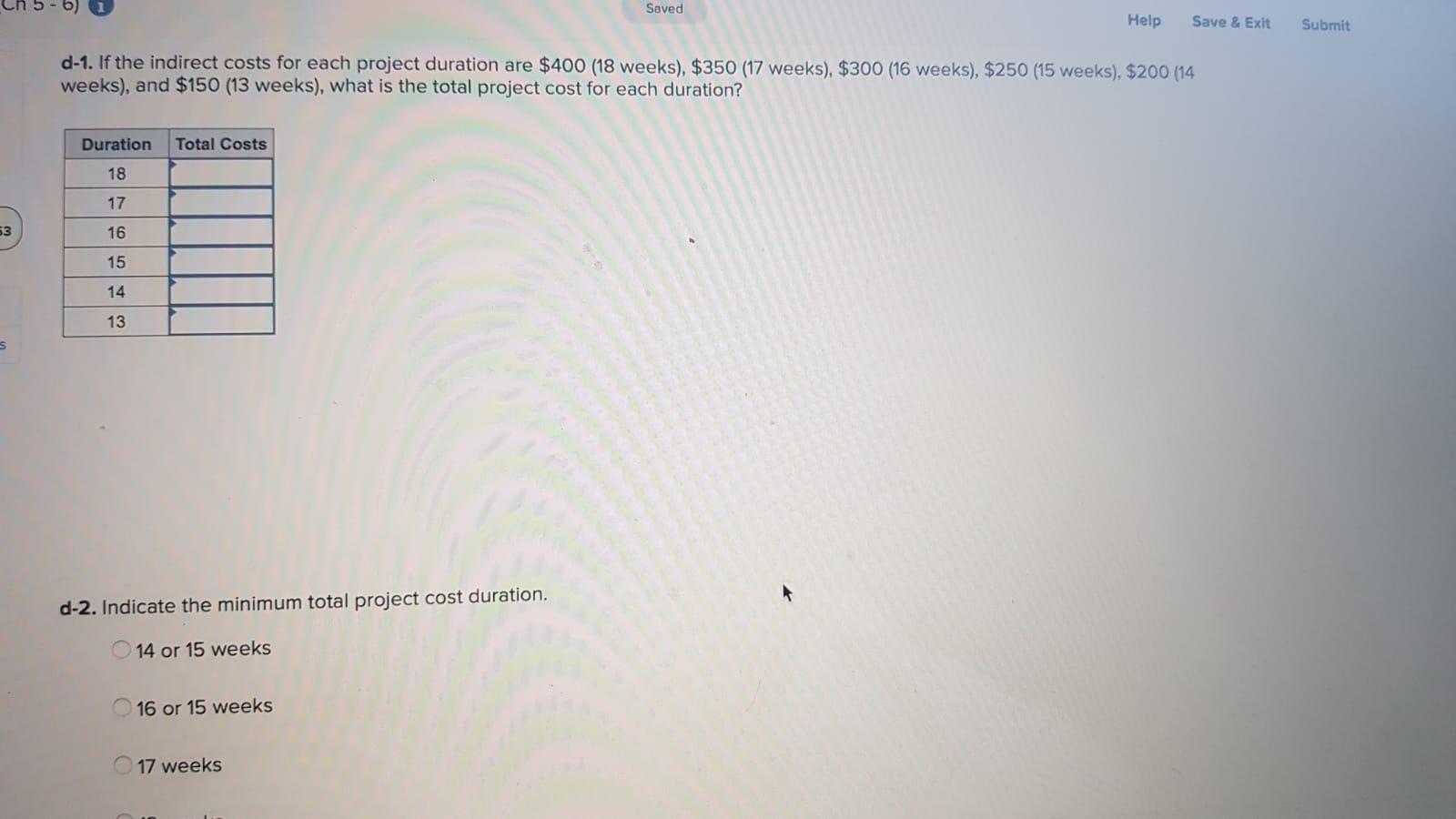Assume the network and data that follow: