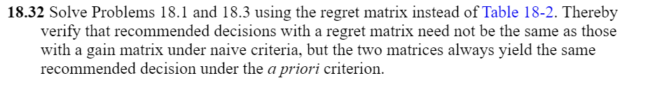 Solve Problem 18.32 Problems 18.1 & 18.3 Provided