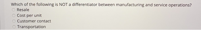 1) 2) 3) 4) 5) The most important factor for