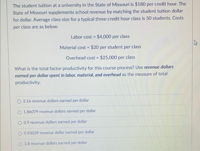 The student tuition at a university in the State