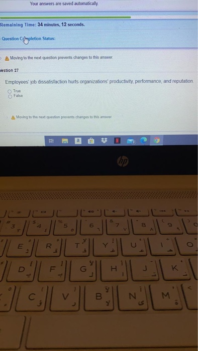 Your answers are saved automatically Remaining