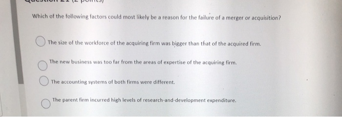 Which of the following factors could most likely