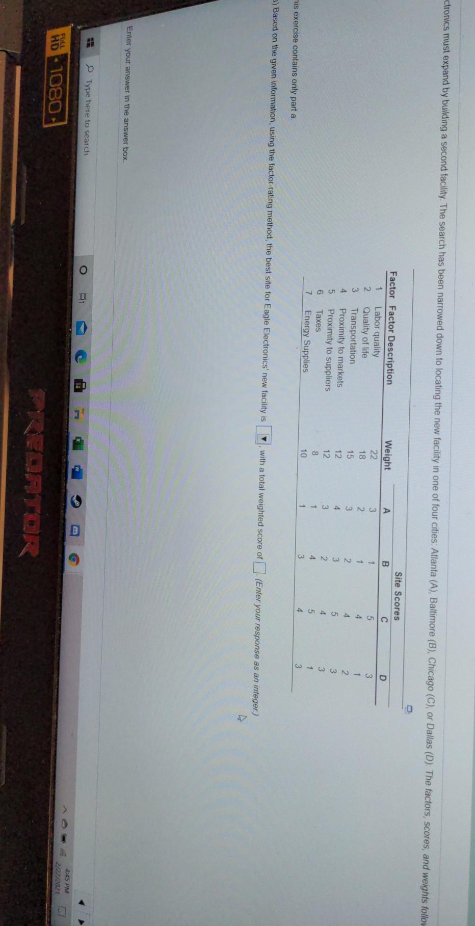 ctronics must expand by building a second