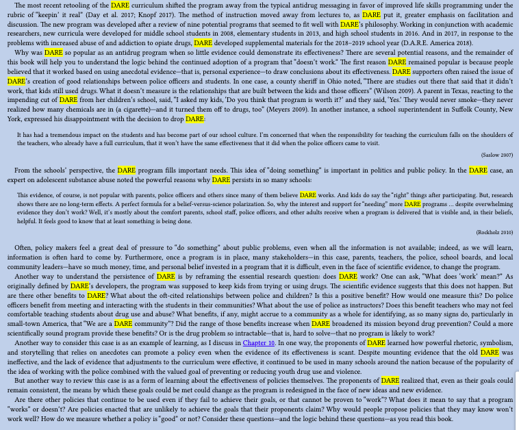 Using the case study in your text, answer the