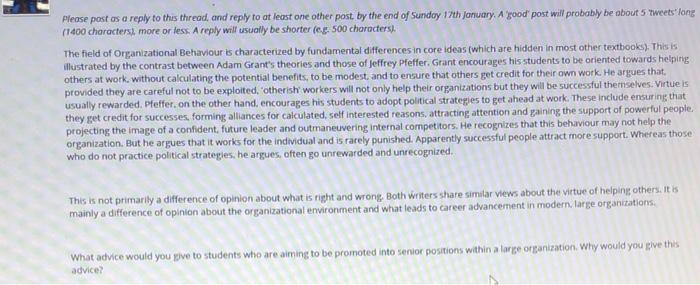 Please post as a reply to this thread and reply