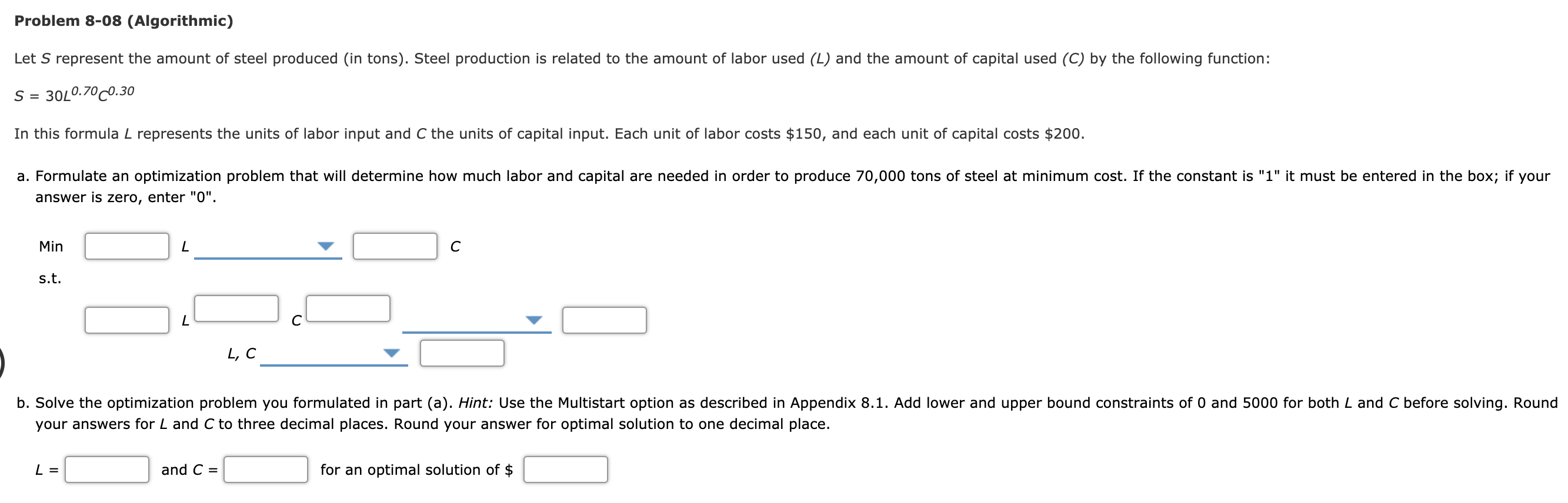 Problem 8-03 (Algorithmic) Jim's Camera shop