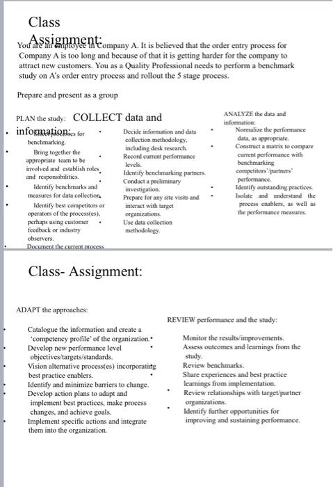Class Yout Assignment:ompany A. It is believed
