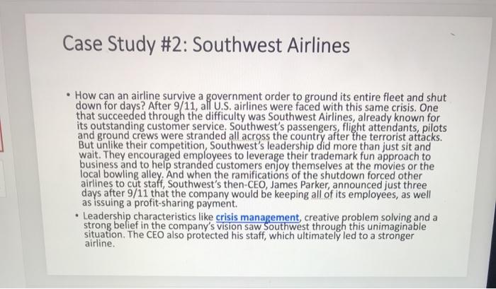 specifiy please need , want. demand Case Study