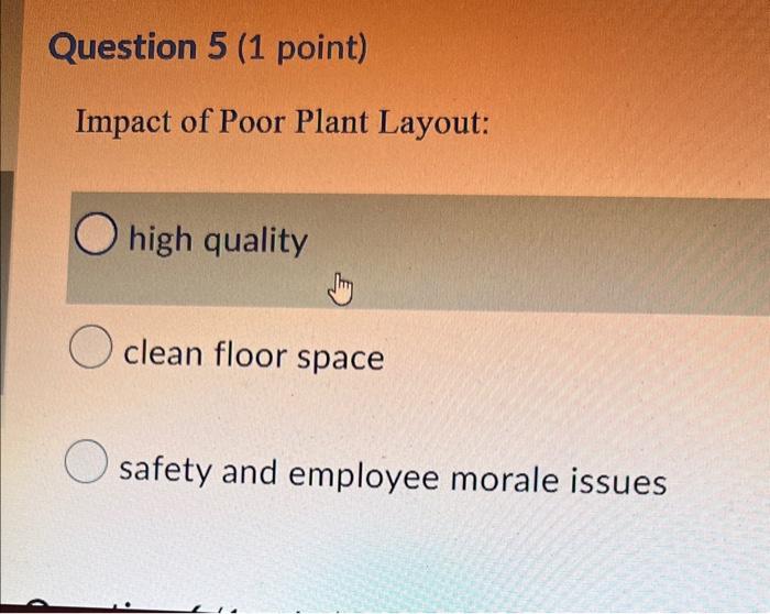 If the facilities are arranged optimally,