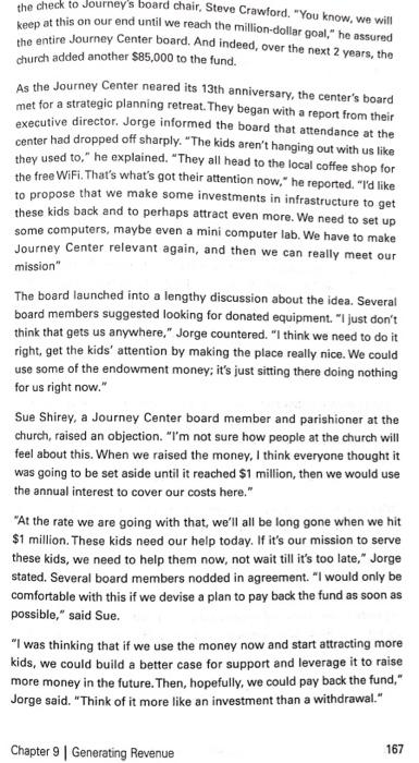 case question 4, 5 CASE 9.2 ENDOWMENTS: TO SPEND