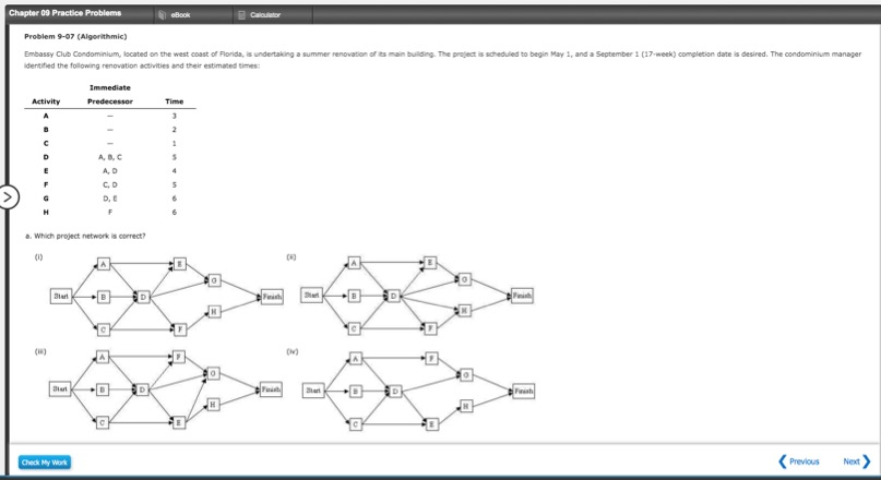 Chapter 09 Practice Problems Problem 9-07