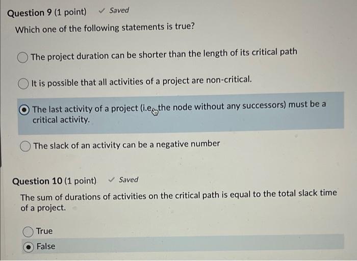 please let me know the answer to these questions