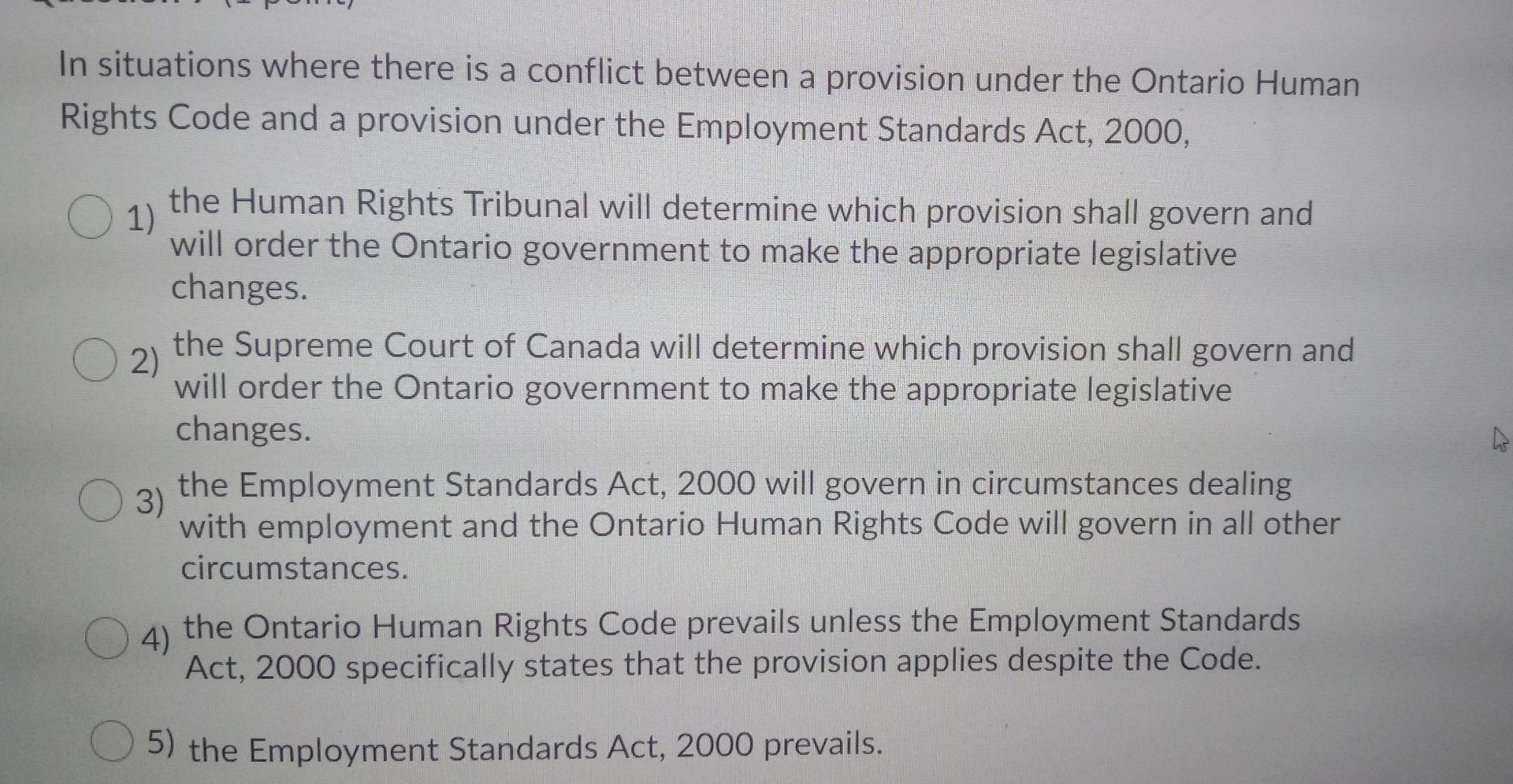 In situations where there is a conflict between a