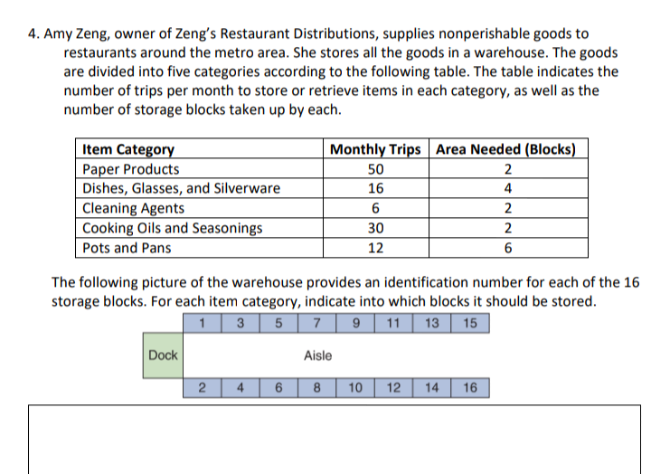 please provide complete calculations 4. Amy Zeng,