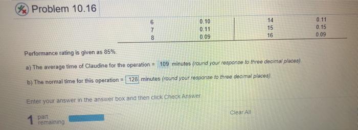 .128 is not correct Observation No. 1 2