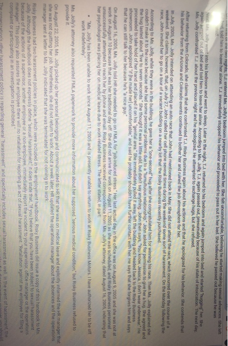 note; This is a lengthy scenario so please make