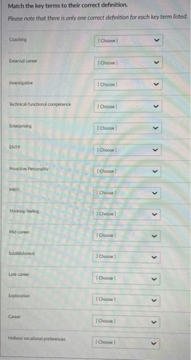 Match the key terms to their correct definition.