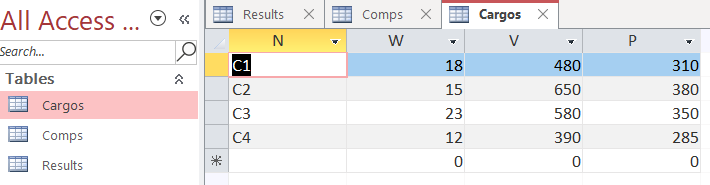 Use CPLEX with external data: MS Excel and MS
