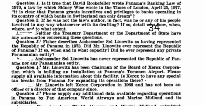 bnk Question 1. Is it true that David Rockefeller