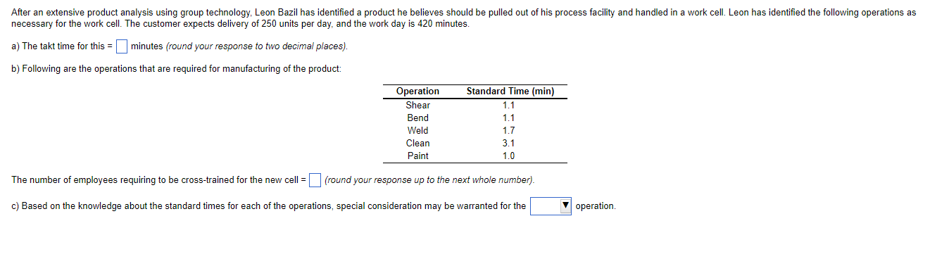 After an extensive product analysis using group