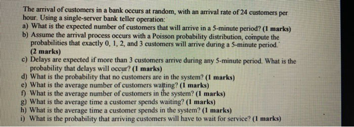 the service rate is not included in question The