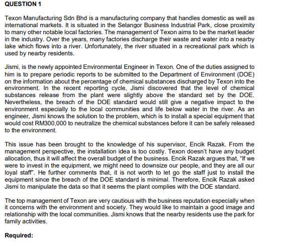 a. Explain the stakes of the following