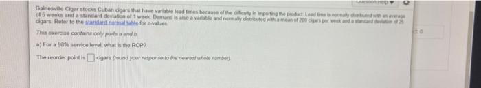 ww Gainesville Cigar stocks Cuban cars that have