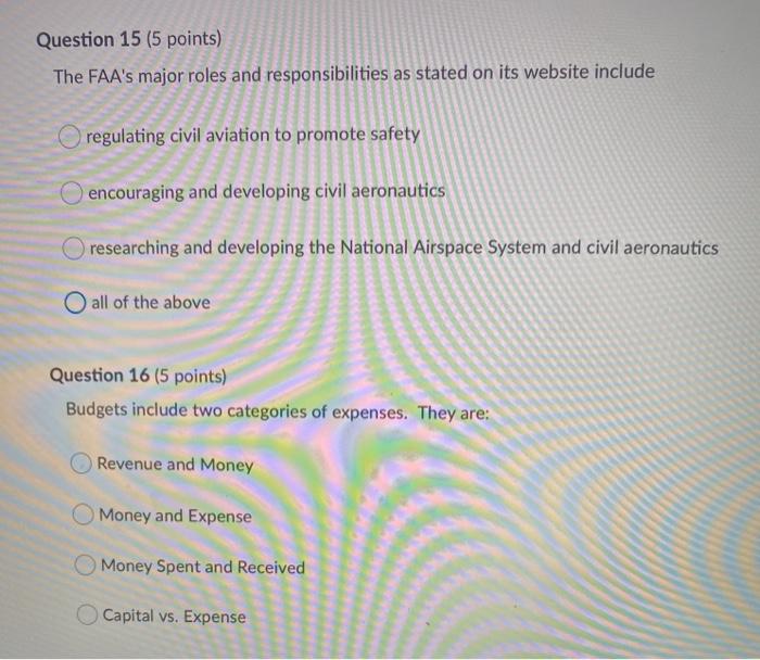 Question 13 (5 points) In accident
