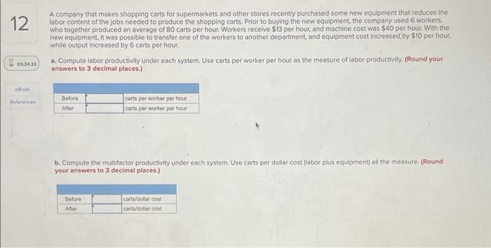 i could use help solving this problem. 12 A