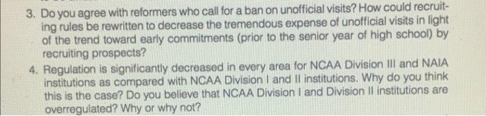 3. Do you agree with reformers who call for a ban