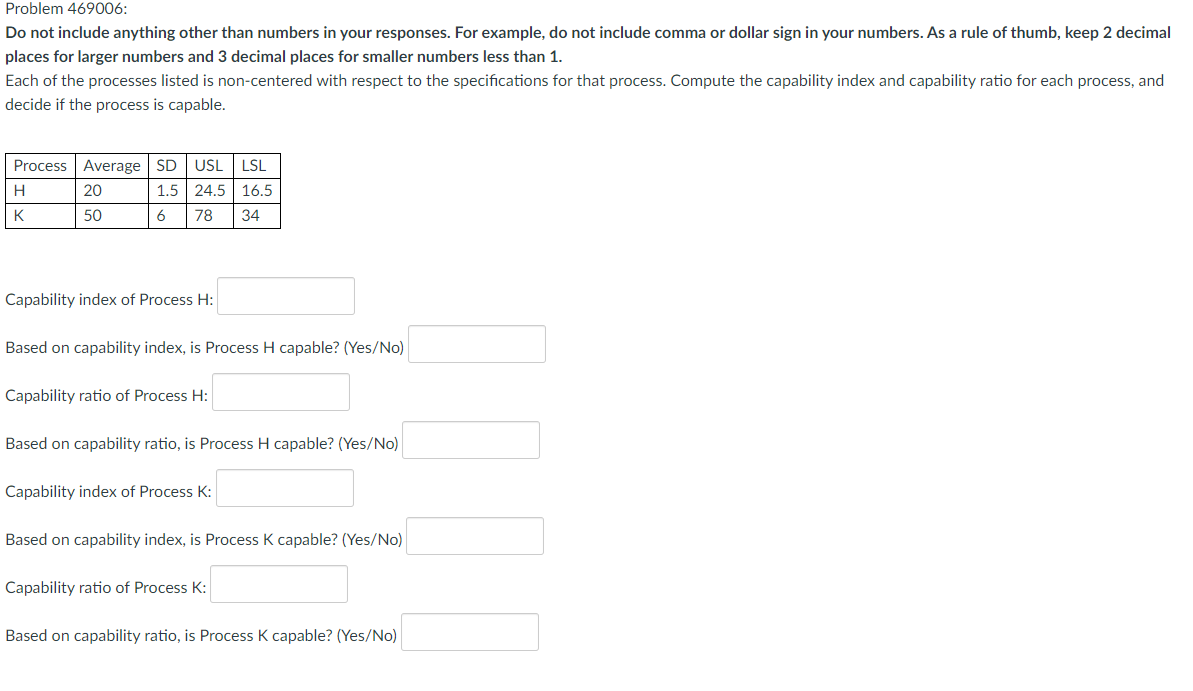 Problem 469006: Do not include anything other