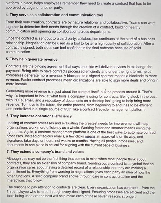 The Case for Contracts in 7 Reasons Concord