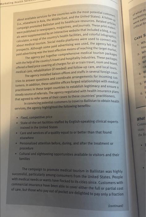 Discussion questions 5 and 6 cine CASE STUDY 5.1