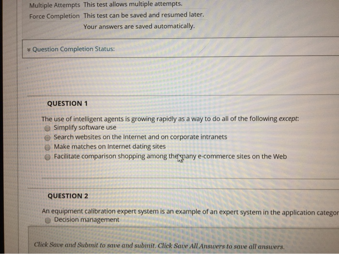 Multiple Attempts This test allows multiple