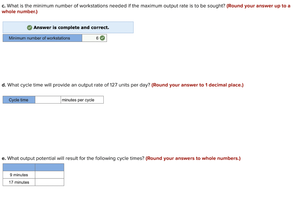An assembly line with 15 tasks is to be balanced.