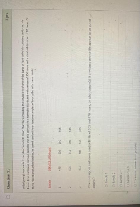 Question 28 Variations that will occur in