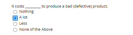 Please answer all four parts Testing for Quality