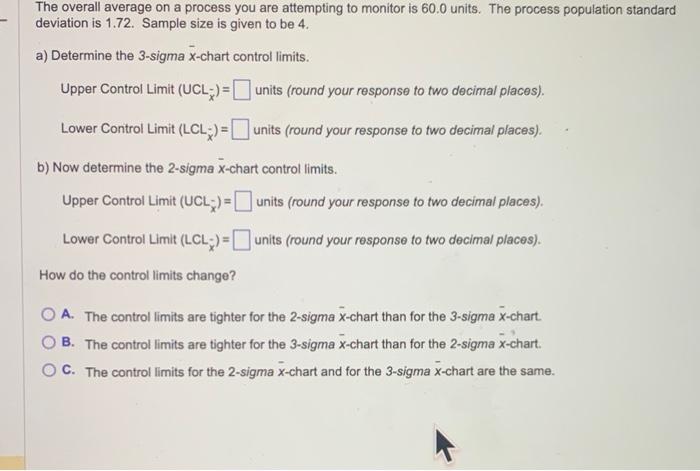 The overall average on a process you are