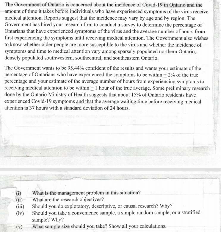 The Government of Ontario is concerned about the