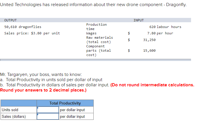 United Technologies has released information