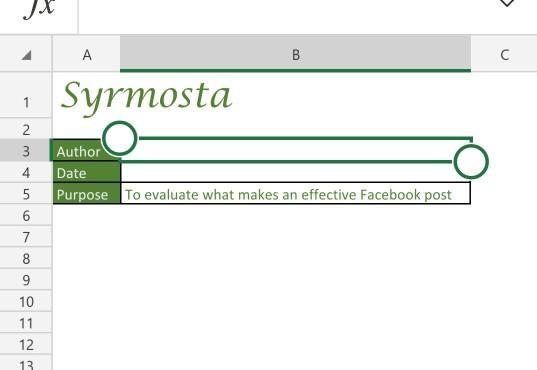 its Assignment topic 4 A B 1 Syrmosta N 4 5 2 3 4