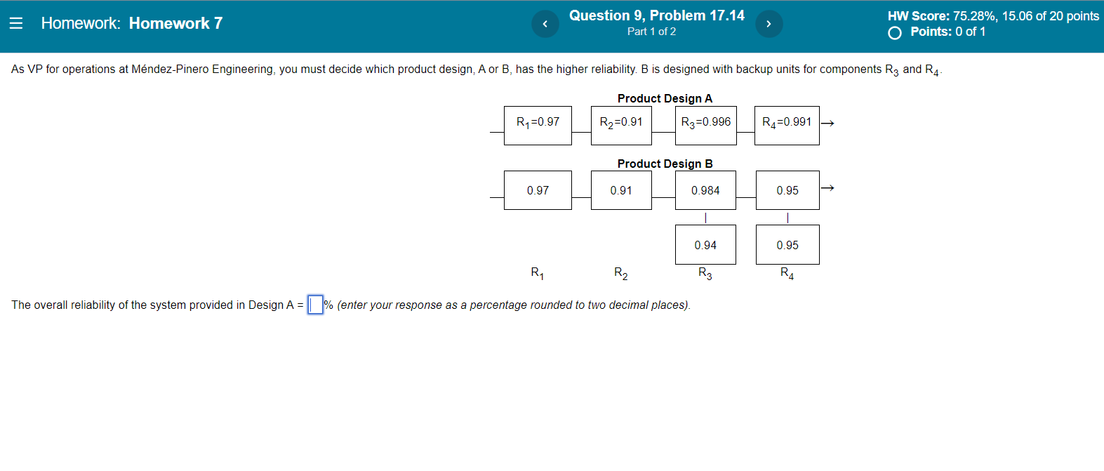 Homework: Homework 7 R=0.97 Question 9, Problem