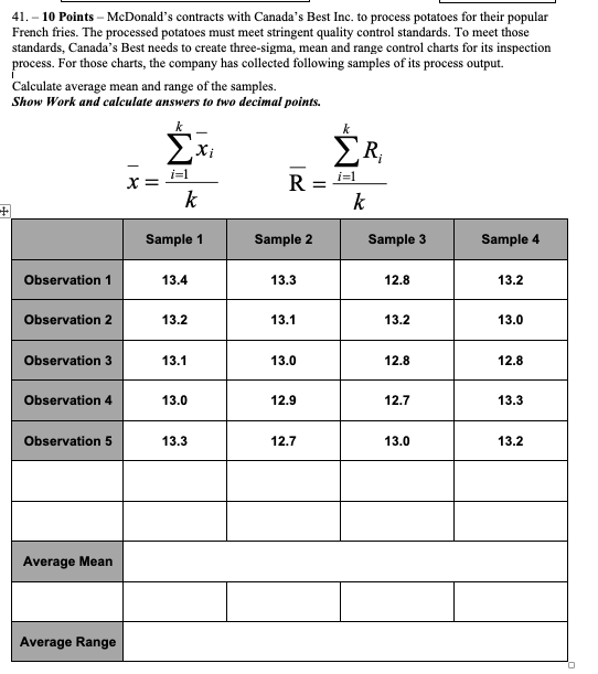 41. - 10 Points - McDonald's contracts with
