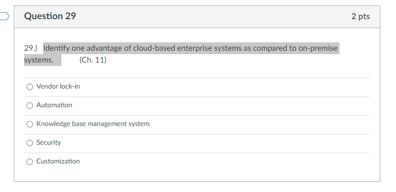 Question 27 2 pts 27.) A successful program helps