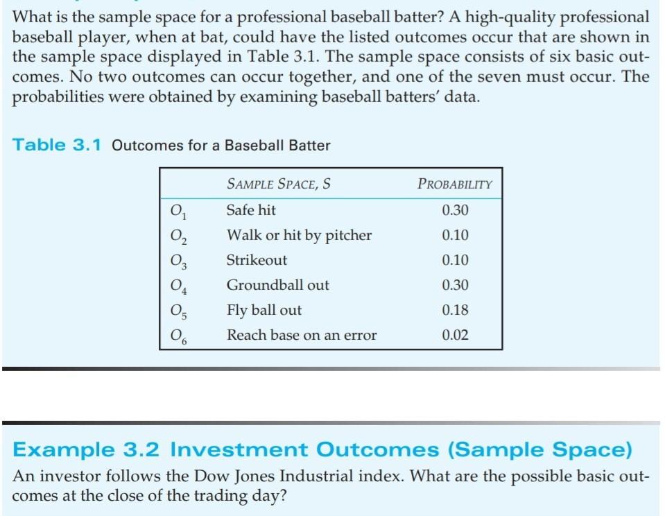 cc What is the sample space for a professional